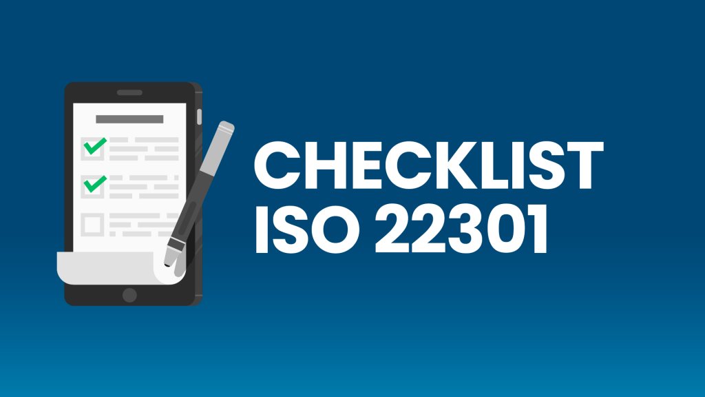 Checklist ISO 22301 Sistema de Gestão de Continuidade de Negócios