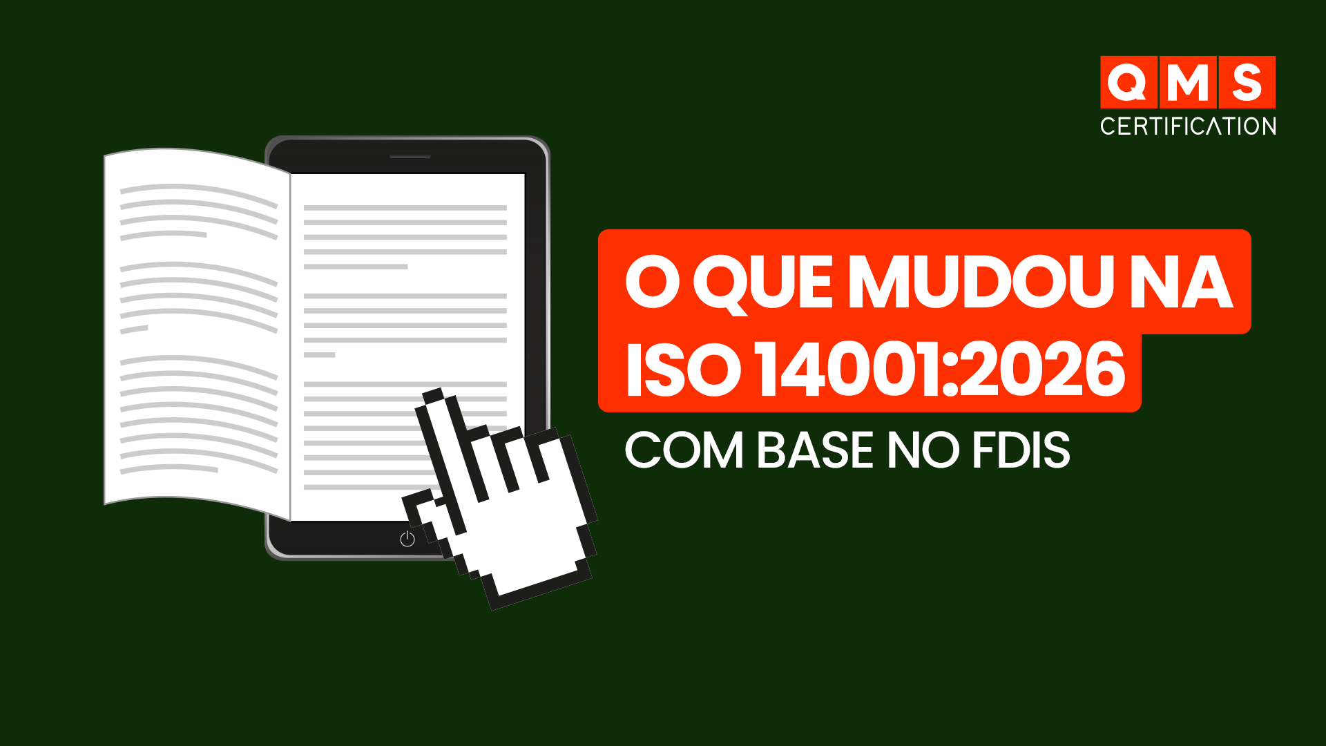 Com base no FDIS, descubra o que mudou na ISO 14001:2026 e fique pronto para a transição da certificação. Faça o download gratuitamente.